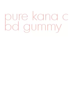 pure kana cbd gummy