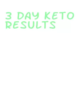 3 day keto results