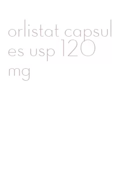 orlistat capsules usp 120 mg