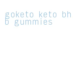 goketo keto bhb gummies