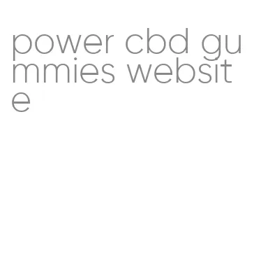 power cbd gummies website