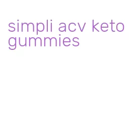 simpli acv keto gummies