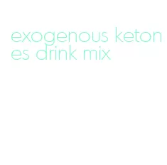 exogenous ketones drink mix