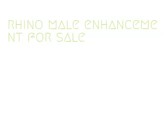 rhino male enhancement for sale