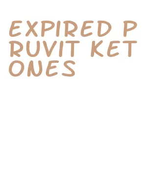 expired pruvit ketones