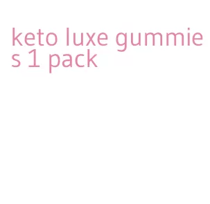 keto luxe gummies 1 pack