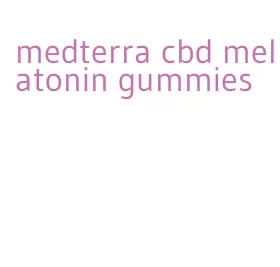 medterra cbd melatonin gummies