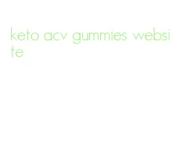 keto acv gummies website