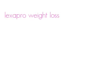 lexapro weight loss