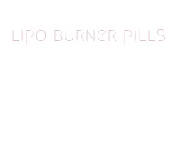 lipo burner pills