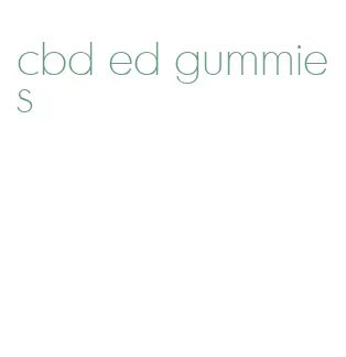 cbd ed gummies