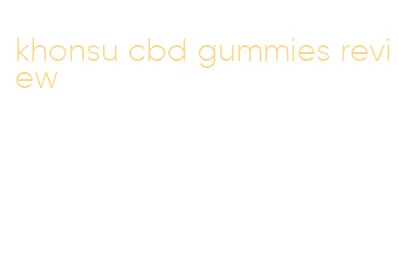 khonsu cbd gummies review