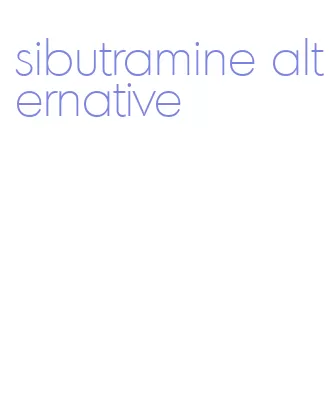 sibutramine alternative