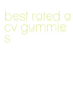 best rated acv gummies