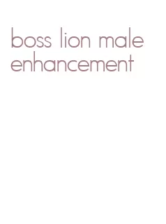 boss lion male enhancement