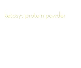 ketosys protein powder