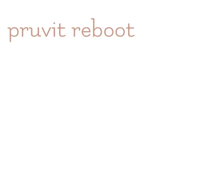 pruvit reboot