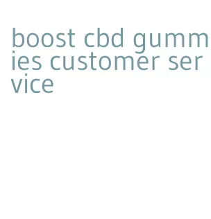 boost cbd gummies customer service