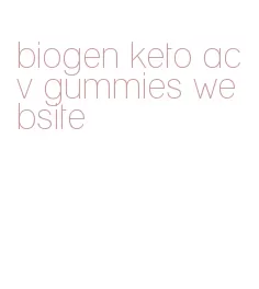 biogen keto acv gummies website