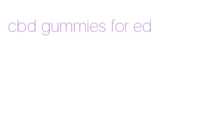 cbd gummies for ed