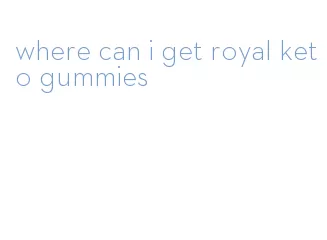 where can i get royal keto gummies