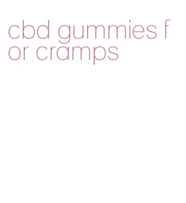 cbd gummies for cramps