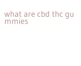 what are cbd thc gummies