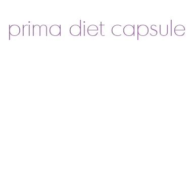 prima diet capsule