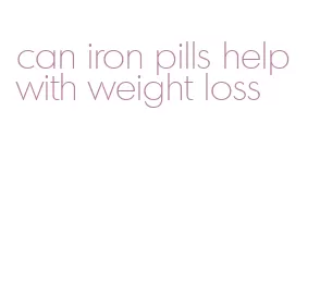 can iron pills help with weight loss