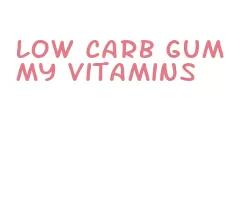 low carb gummy vitamins