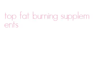 top fat burning supplements