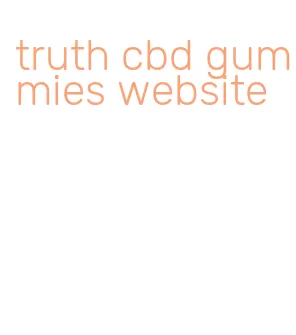 truth cbd gummies website