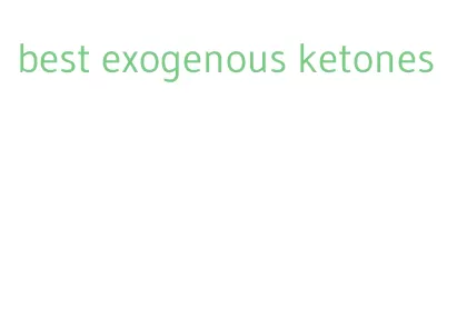 best exogenous ketones