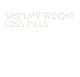 simplify weight loss pills