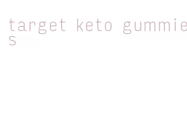 target keto gummies