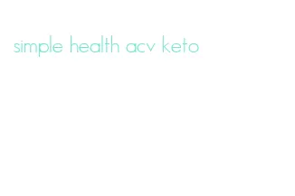 simple health acv keto