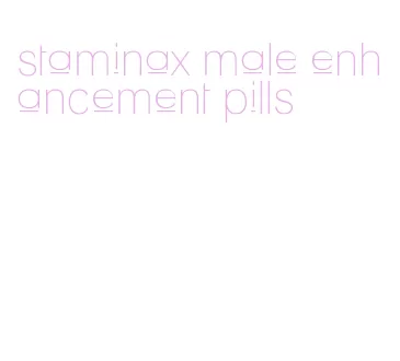 staminax male enhancement pills