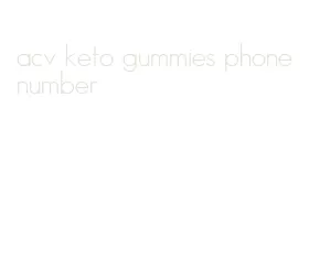 acv keto gummies phone number