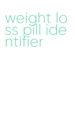 weight loss pill identifier