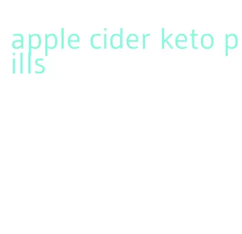 apple cider keto pills