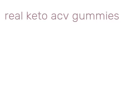 real keto acv gummies