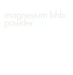 magnesium bhb powder