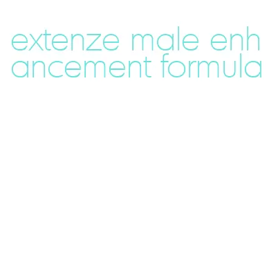 extenze male enhancement formula