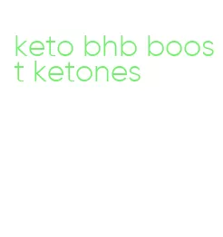 keto bhb boost ketones