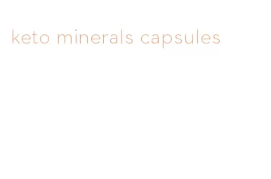 keto minerals capsules