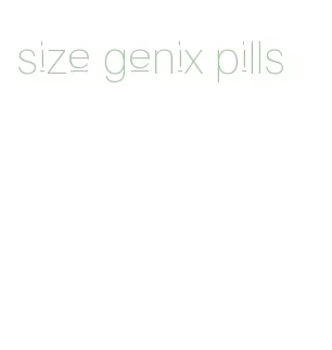 size genix pills