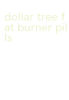 dollar tree fat burner pills