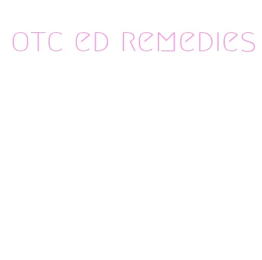 otc ed remedies