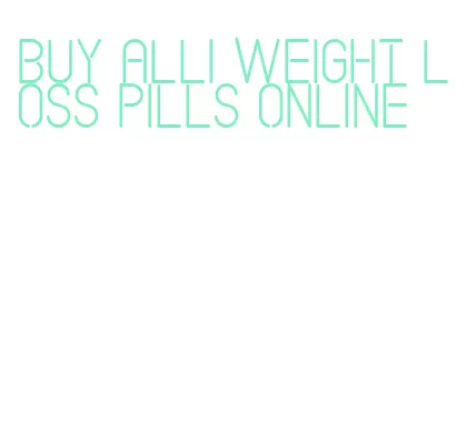 buy alli weight loss pills online