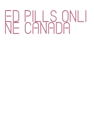 ed pills online canada